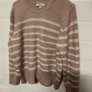 Liz Claiborne Tan Knit Sweater